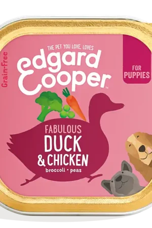Alleen Vandaag Edgard & Cooper Puppy Duck & Chicken 150 gr